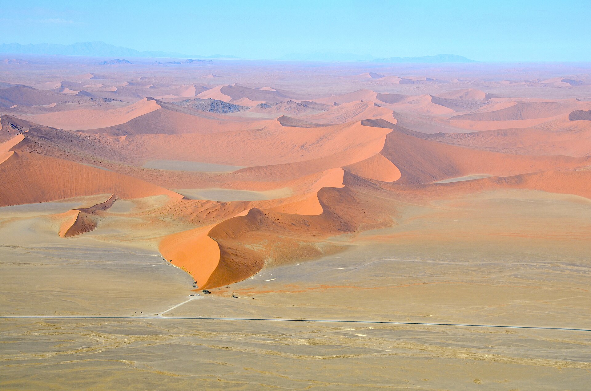 Dune 45 in the Sossusvlei area, Namibia